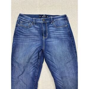 Hollister Jeans Women's 7L (28x35*) Blue Medium Wash Stretch Denim Pants